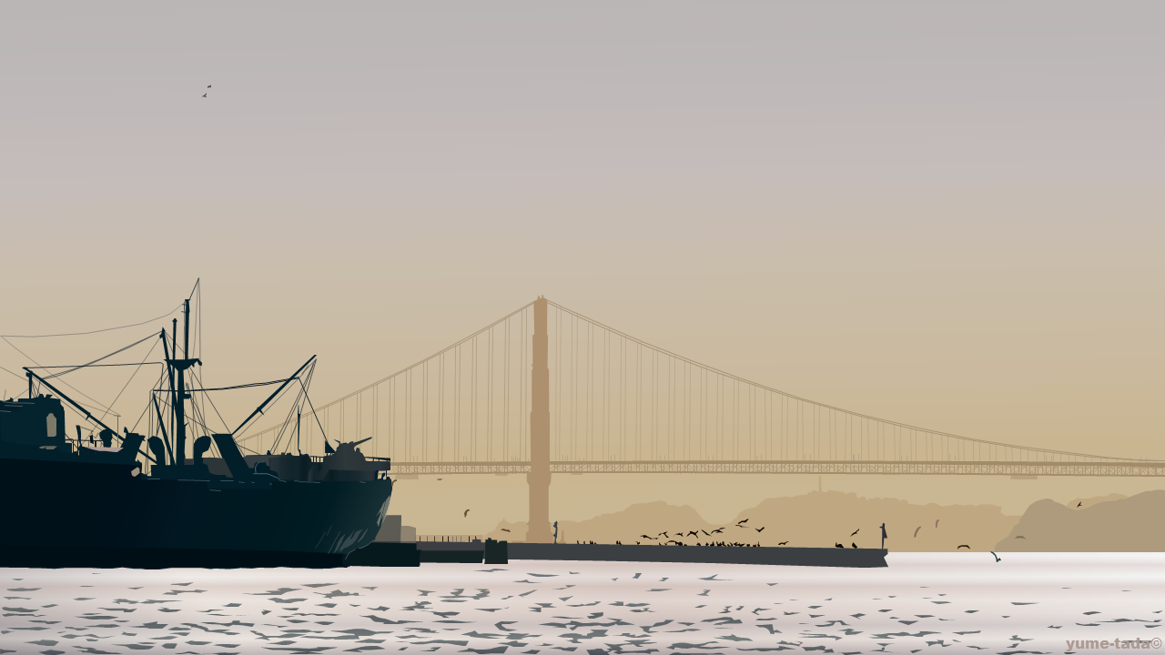 Ship and Bridge